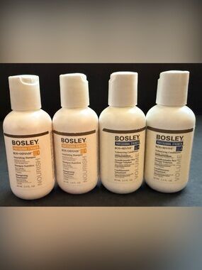 Bosley Pro Hair Care: 2x Shampoo & 2x Conditioner (2oz Travel Size) New